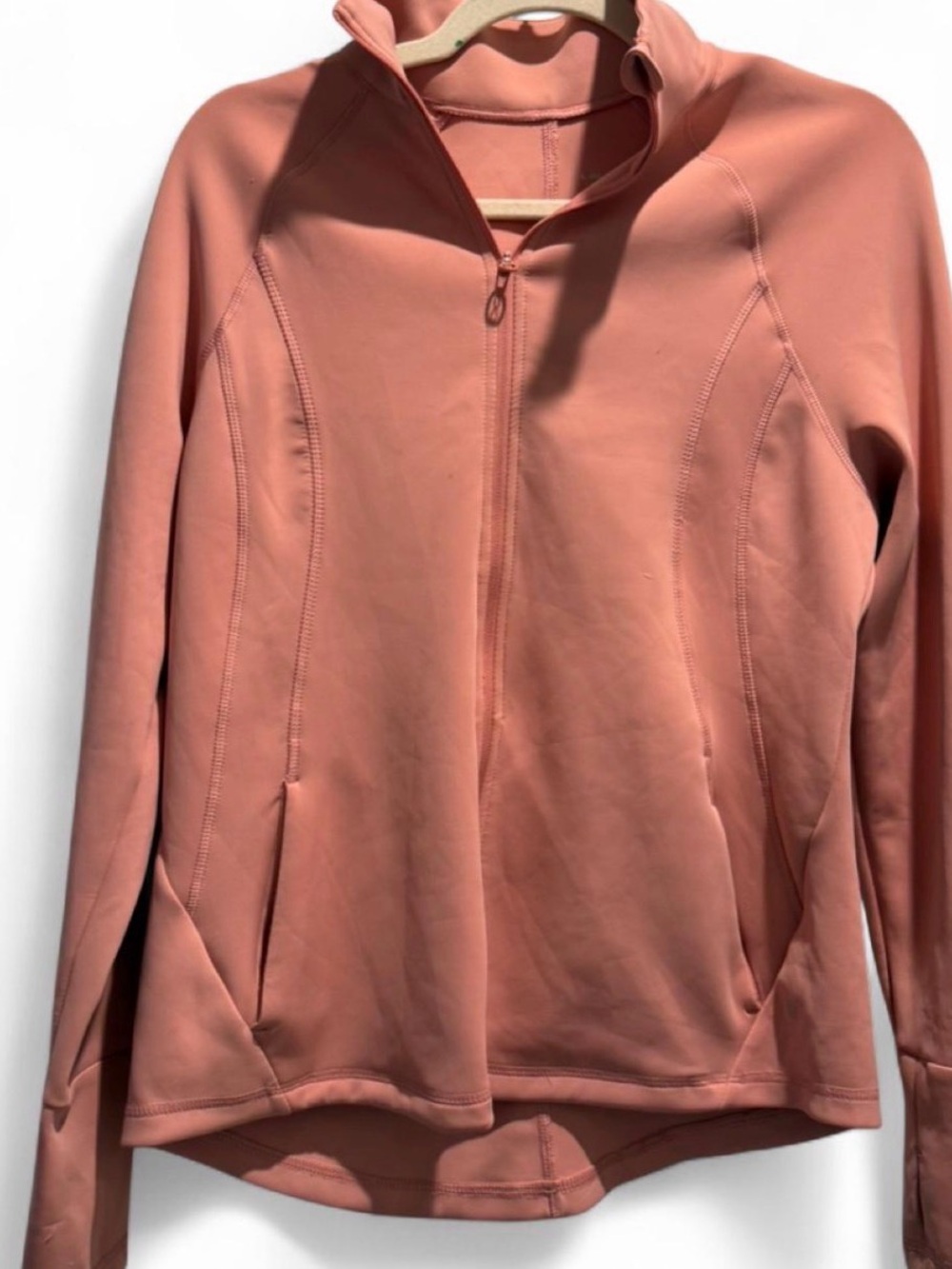 Layer 8 Full-Zip Jacket in Coral Rose